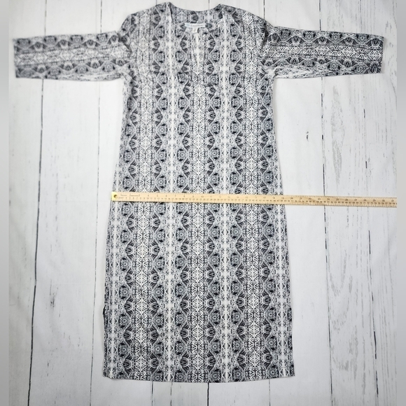 COOLIBAR FIJI Long Tunic, 3/4 Sleeve, Modest Midi Dress UPF 50+ XS MSRP$119 - Picture 6 of 10